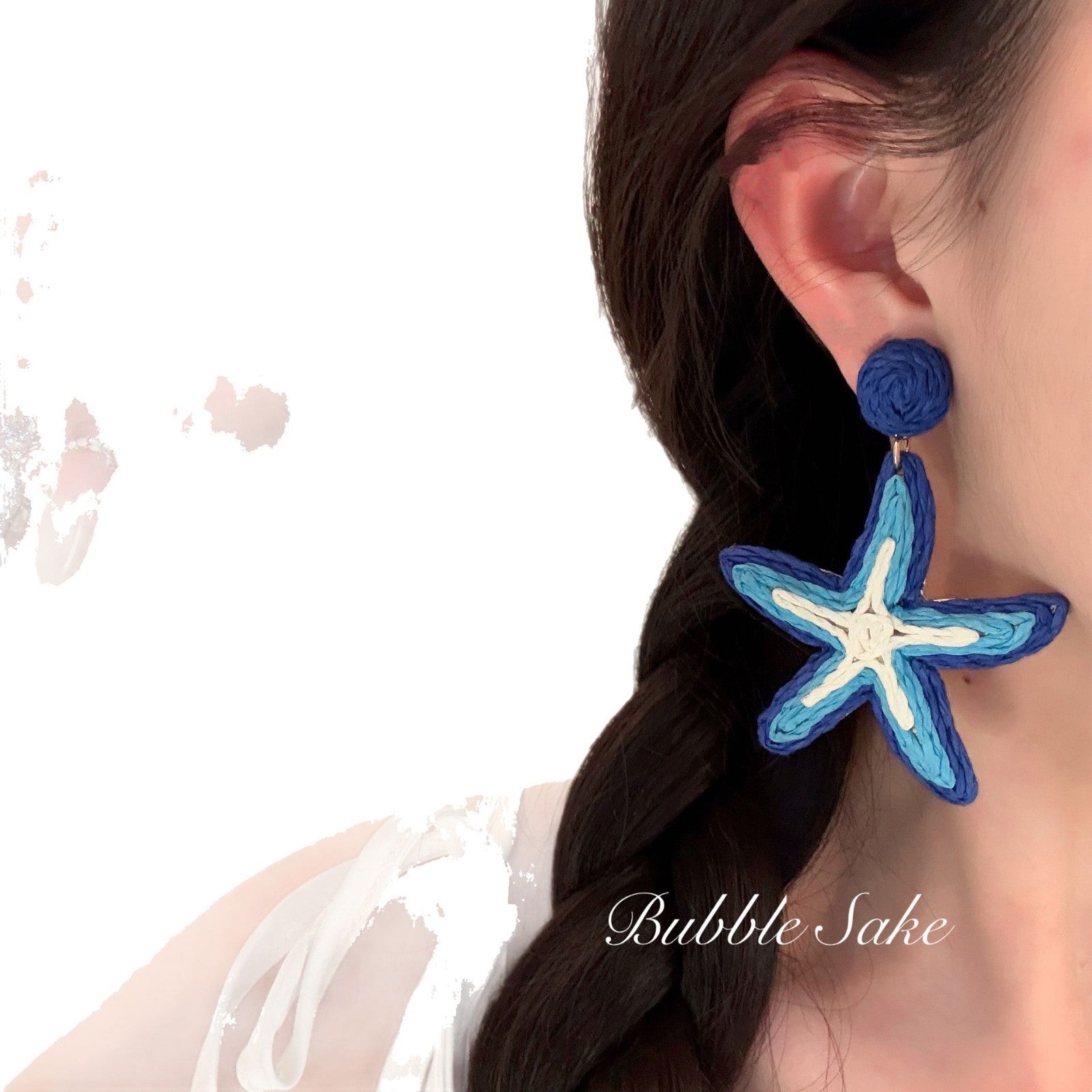 Wholesale Exaggerated personality starfish earrings
